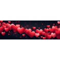 thumbnail image 4 of Valentine's Day Heart Love Backdrop Banner Romantic Flower Design Wedding Photo Props Party Decorations Background Event Display, 4 of 4