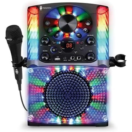 SML625BTBKD Karaoke Machine, Portable Bluetooth CD G Karaoke System, Black$$Musical Instruments