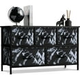 thumbnail image 3 of Sorbus 5 Drawer Storage Chest (Black Frame, Black Marble), 3 of 11