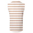 thumbnail image 5 of Mens Tank Top Casual Loose Striped Sleeveless V Neck T Shirts Summer Outings Comfortable Lightweight Vest Rose Gold XXXL, 5 of 5