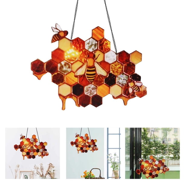Colgante De Avispa De Color, Manualidades Creativas Para Jardín Al Aire Libre, Decoración De Paisaje, Regalo, Decoración De Abeja sonducket HA025240-01