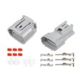 thumbnail image 1 of Ofertas únicas 1 juego de adaptador de conector de alternador TS de 3 pines para coche, kit de clip de enchufe macho y hembra de repuesto para Toyota, 1 of 1