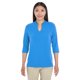 thumbnail image 1 of Top entallado con escote abierto Perfect Fit™ para mujer AZUL FRANCÉS 3XL Devon & Jones DP188W, 1 of 1