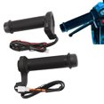 thumbnail image 1 of Motorcycle Heated Hand Grip, Anti Slip Erosion Resistant Wide Compatibility Motorcycle Heated Handlebars 12V  for Cold Winters, 1 of 7