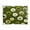 Green Dandelions Pattern, variant on Acrylic Tray Clear Serving Tray Rectangle Decorative Tray with Cut Handle Ginkgo Leaves and Petals