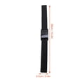 thumbnail image 5 of Yajisi Magnetic Silicone Watch Band Replacement for WHOOP 4.0 Watch, Soft Skin Friendly Fitness Tracking Sport Strap Bracelet, 10.2 inches / 26 cm, Black Orange, 5 of 9
