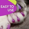 thumbnail image 5 of Kitty Caps Nail Caps for Cats Stylish Large 13 lbs+ Green Ultra Violet, 5 of 12