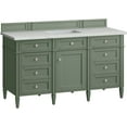 thumbnail image 2 of James Martin Vanities 650-V60s-3Enc Brittany 60" Single Basin Poplar Wood Vanity Set -, 2 of 7