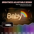 thumbnail image 3 of UPONRAY Baby Neon Sign Dimmable Letter Neon Signs USB Powered LED Neon Light for Room Decor,Light Up Desk Lightbox Sign for Family Friends Birthday Gift, 3 of 5