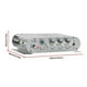 thumbnail image 5 of ST-838 HiFi 2.1 Channel Power Amplifier 80Wx2 Stereo Bass Sound Amp with Subwoofer Output Home Audio, 5 of 5