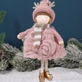 thumbnail image 2 of Christmas Decorations Angel Doll Pendant Tree Ornaments Plush Angel Crafts Elves Decorations for Wall Hanging Home Holiday Party, 2 of 5