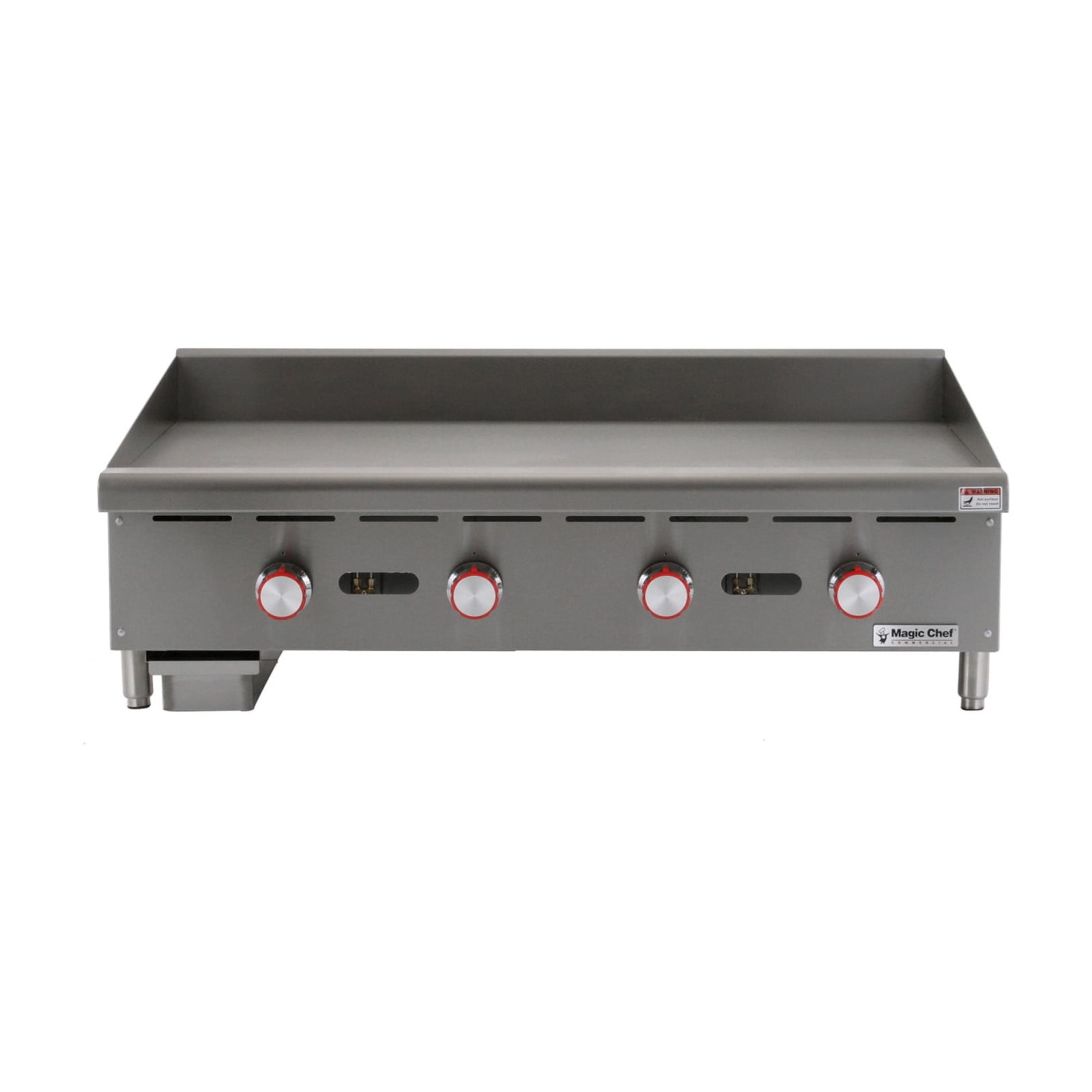 Magic Chef Commercial 48 in. Commercial Thermostatic Countertop Griddle in Stainless Steel