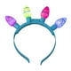 thumbnail image 2 of Diadema con bombilla LED intermitente de Pascua, gorros intermitentes, gorros de Pascua, recuerdos de fiesta de Pascua para cumpleaños, carnaval, grad Azul, 2 of 10