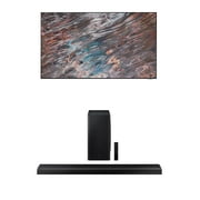 Samsung QN65QN800A 65" QN800A Series UHD Neo QLED 8K Smart TV with a Samsung HW-Q800A 3.1.2ch Black Soundbar with Dolby Atmos (2021)