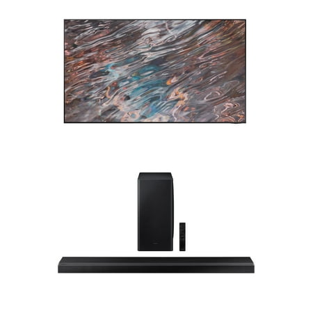 Samsung QN65QN800A 65" QN800A Series UHD Neo QLED 8K Smart TV with a Samsung HW-Q800A 3.1.2ch Black Soundbar with Dolby Atmos (2021)