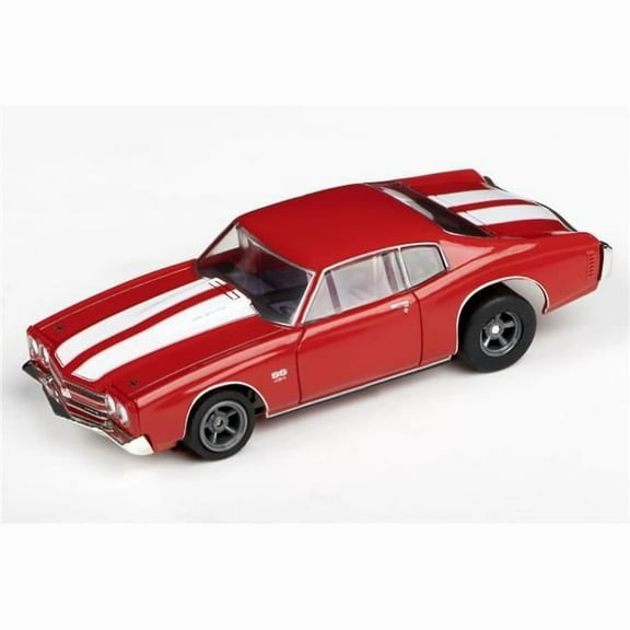 1970 Chevelle 454 Red 22043 AFX Collector Series HO Mega G  Slot Car