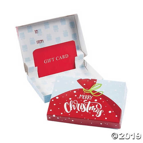 Christmas Gift Card Boxes