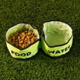thumbnail image 2 of Petmaker Collapsible Travel Pet Bowls, 2 Pack, Green, 2 of 6