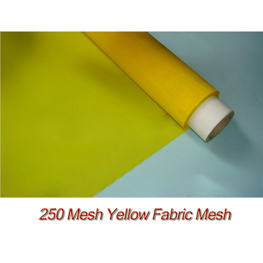 INTBUYING 1 Yard Silk Screen Mesh Silk Screen Printing Fabric Mesh 50