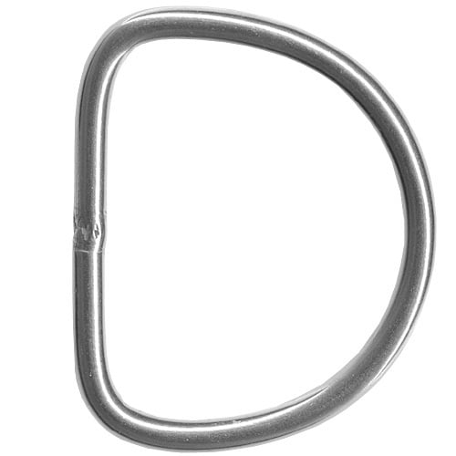 Aqua Stainless Steel 2" (5.1cm) D-Ring