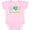 AD-Pink, variant on Peace Love Earth Girls Baby Bodysuit