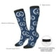 thumbnail image 4 of Fotbe Navy Nautical Calcetas Divertidas Estampadas para Hombre y Mujer, Calcetas de Algodón hasta la Rodilla para Caminar, Correr, Enfermería y Embarazo, 4 of 6