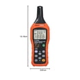 thumbnail image 2 of Protmex PT6508 Temperature Humidity Meter, Thermometer Hygrometer Monitor with Ambient, Dew Point, Wet Bulb for Indoor/Outdoor MIN, MAX, Data Hold, L, 2 of 9