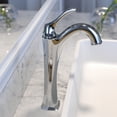 thumbnail image 2 of KRAUS Arlo Chrome Single Handle Vessel Bathroom Faucet with Pop Up Drain, 2 of 11