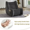 thumbnail image 6 of CQSXDA Oversized Comfy Bean Bag Chair in Plush Fabric with Armrests - Lazy Floor Sofa for Living Room and Bedroom,Gray, 6 of 9