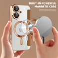 thumbnail image 2 of Funda tipo cartera magnética Dteck para iPhone 16 de 6,1", 2 of 8