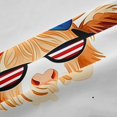 thumbnail image 5 of Manfei Cute Highland Cow Kitchen Curtains,American Flag Bowtie Black Out Curtains Pack of 2 (42x63 Each),Brown, 5 of 7