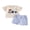 Apricot, variant on Cenuakty 2Pcs Baby Boy Easter Outfits Short Sleeve Cross Truck Embroidery T-Shirt Shorts Set Toddler Clothes