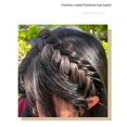 thumbnail image 3 of Peluca de trenza de espina de pescado, aro para el cabello, todo en uno, para mujer, sello para el cabello, aro para el cabello prensado, tocado, aro para el cabello, 3 of 6