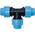 thumbnail image 1 of Conector T De Manguera De Agua Pp Con Tres Salidas Hembra (3 X 25 Mm) - Conector De Abrazadera Para Tuberías De Pe Banban LingWen 8390615920001, 1 of 1