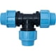 thumbnail image 1 of Conector T De Manguera De Agua Pp Con Tres Salidas Hembra (3 X 25 Mm) - Conector De Abrazadera Para Tuberías De Pe Banban, 1 of 2