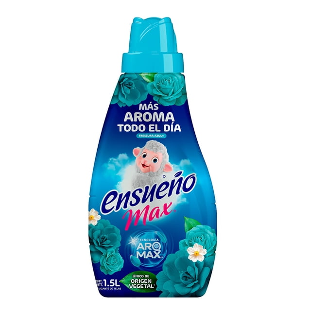 Suavizante de telas Ensueño Max frescura azul 1.5 l
