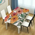 thumbnail image 4 of Yayeee Tablecloths 60" x 90" Rectangle Wrinkle Resistant Party Table Cover, Hand Drawn Floral, 4 of 8