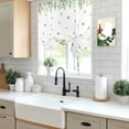 thumbnail image 5 of Farmhouse Botancial Balloon Curtains for Bedroom/Front Door/Bathroom, Pastoral Daisy Leaves Watercolor Tie Up Curtains 63 Inch Length Light Filtering Kitchen Curtains Shades for Windows 46"x63", 5 of 8