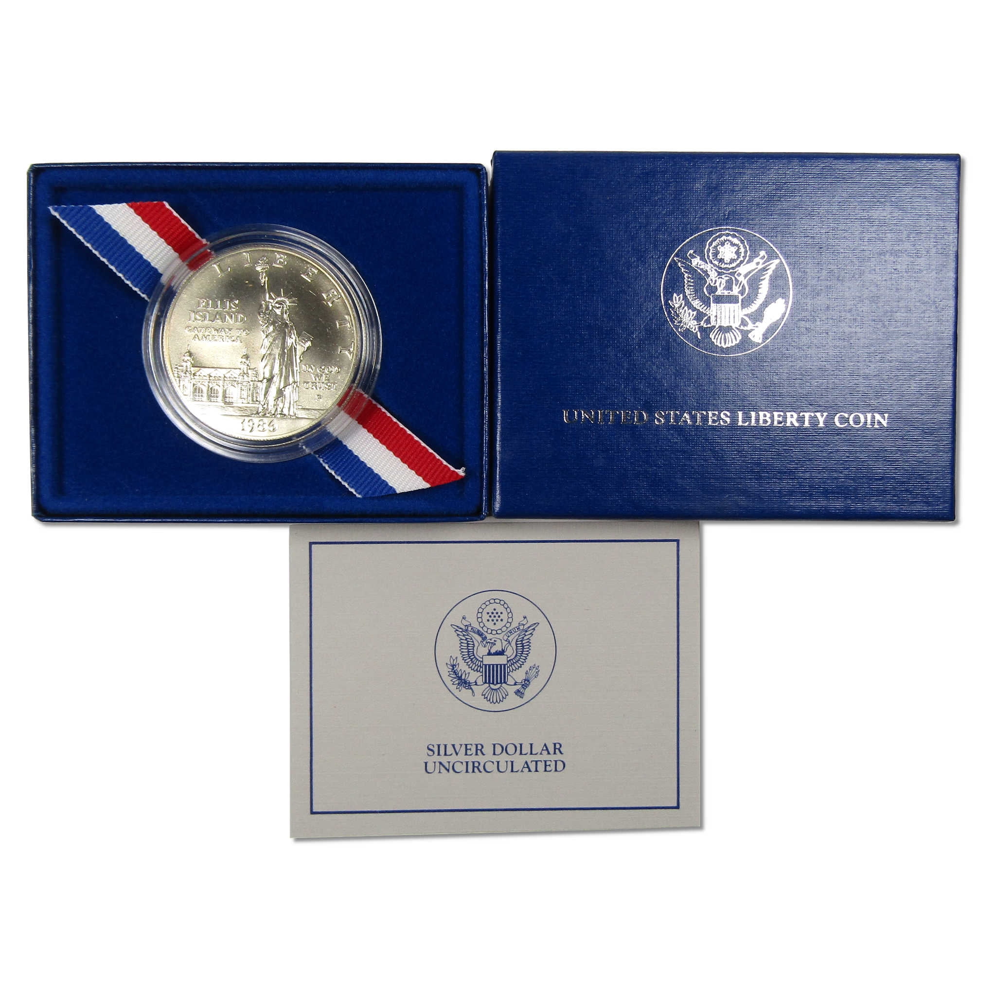 1986 2-Coin Statue of Liberty Proof Set (w/Box & COA) - Walmart.com
