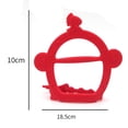 thumbnail image 4 of Mordedor de Silicona para Bebé Baoblaze Diseño Suave rojo, 4 of 6