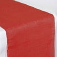 thumbnail image 5 of BalsaCircle 14" x 108" Natural Burlap Table Runner Red, 5 of 5