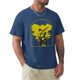 thumbnail image 1 of Camiseta con estampado de Bananas para hombre camisa de cuello redondo con estampado de rey y el lagarto Gizzard mago volador microtono, 1 of 7