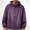 Purple, variant on Men Upf 50+ Sun Protection Fishing Jacket Mesh Panel Full Zip Long Sleeve Hooded Windbreaker