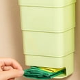 thumbnail image 4 of Wosthever Caja de almacenamiento no perforada para el hogar, caja de almacenamiento montada en la pared de fácil instalación, fuerte y duradera Organizadores de utensilios de cocina blanco, 4 of 6
