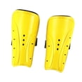 thumbnail image 1 of DYNWAVECA Soccer Shin Guards Calf Protective Gear Comfortable for All Ages Shinguards Football Game Calf Guards Leg Protector Yellow, 1 of 9