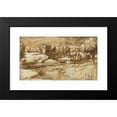 thumbnail image 2 of Gherardo Cibo 14x10 Black Modern Framed Museum Art Print Titled - View Near Rosora Di Serra San Quirico, 2 of 5