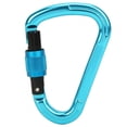thumbnail image 2 of Carabiner Clip, 7075 Aviation Aluminum Carabiner High Load Bearing Capacity Highly Elastic Spring  For Professional Mountaineering Pear Shape Automatic Lock, 2 of 8