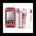 thumbnail image 4 of FS2202 Auto Range Multimeter 9999 Counts TRMS AC DC Voltmeter Amp NCV Resistance Capacitance Transistor Tester Red,1 x multimeter 1 pair x test leads 1 x temperature probe,Red, 4 of 8
