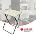 thumbnail image 4 of Metallic Multi-Purpose Foldable Table, Gold, 4 of 6