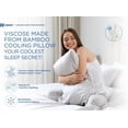 thumbnail image 3 of Cooling Pillow for hot Sleepers - Bed Pillows Standard Size Premium Set of 2 - Adjustable Shredded Memory Foam - Medium to Firm Pillows for Back, Stomach & Side Sleepers - Washable Cover, 3 of 10